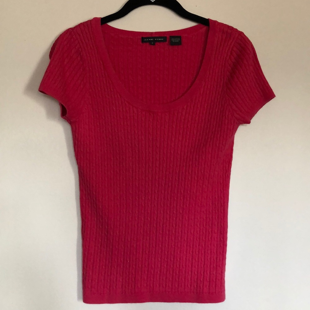 Watermelon Cable Knit Tee